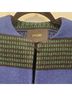 Maje 51% Acrylic 22% Wool 21% Polyester 6% Viscose 100% Calf Leather 100% Cotton 100% Viscose Stripes Blue Black Blazer Size M - photo 3