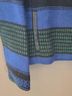 Maje 51% Acrylic 22% Wool 21% Polyester 6% Viscose 100% Calf Leather 100% Cotton 100% Viscose Stripes Blue Black Blazer Size M - photo 6