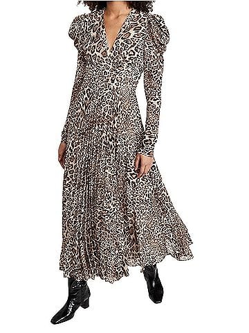 Ronny Kobo Bernadette Leopard Cocktail Dress (view 1)