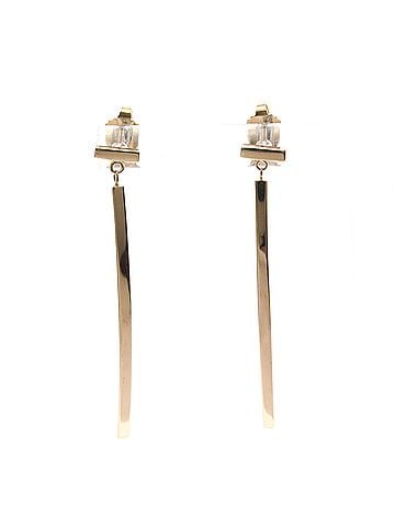 Tiffany & Co. Tiffany T-wire Bar Earrings No Stone Pink Gold (18K) Drop Earrings Pink Gold (view 1)
