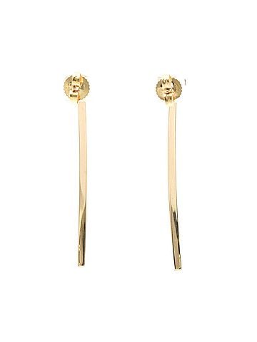 Tiffany & Co. Tiffany T-wire Bar Earrings No Stone Pink Gold (18K) Drop Earrings Pink Gold (view 2)