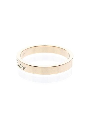 Cartier Cartier Cartier C De Cartier Wedding Ring With 1 Diamond Pink Gold (18K) Fashion Diamond Band Ring Pink Gold (view 2)