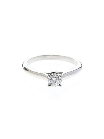 Cartier Cartier 1895 Solitaire Diamond Ring Platinum Fashion Diamond Band Ring Carat/0.26 Silver (view 1)