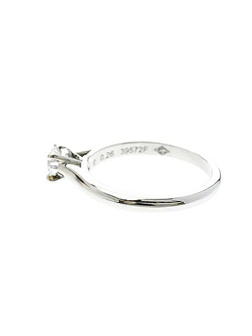 Cartier Cartier 1895 Solitaire Diamond Ring Platinum Fashion Diamond Band Ring Carat/0.26 Silver (view 2)