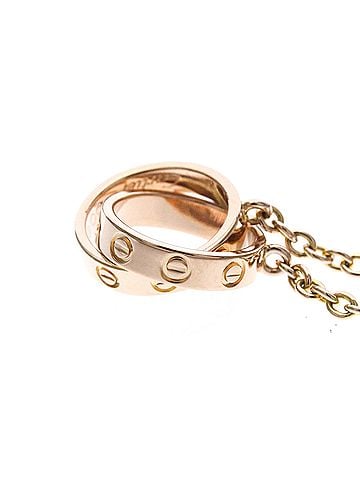 Cartier Cartier Baby Love Necklace Pink Gold (18K) No Stone Men,Women Fashion Pendant Necklace (Pink Gold) (view 2)