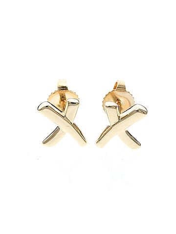 Tiffany & Co. Tiffany Kiss Earrings No Stone Pink Gold (18K) Stud Earrings Pink Gold (view 1)