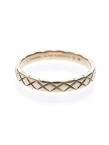 Chanel Chanel Coco Crush Ring Mini Model Pink Gold (18K) Fashion No Stone Band Ring Pink Gold (view 1)
