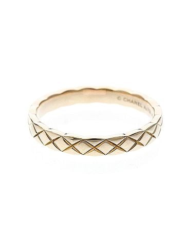 Chanel Chanel Coco Crush Ring Mini Model Pink Gold (18K) Fashion No Stone Band Ring Pink Gold (view 2)