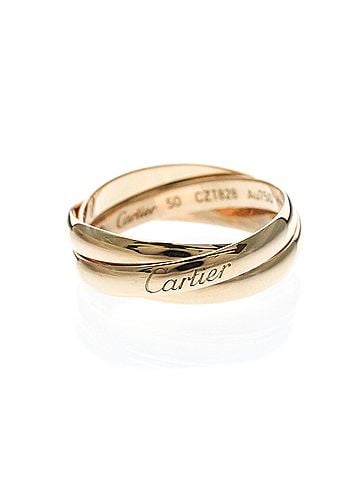 Cartier Cartier Trinity Ring Yellow Gold (18K),Pink Gold (18K),White Gold (18K) Fashion No Stone Band Ring Gold (view 1)