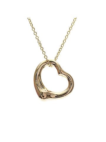 Tiffany & Co. Tiffany Open Heart Necklace Pink Gold (18K) No Stone Men,Women Fashion Necklace (Pink Gold) (view 1)