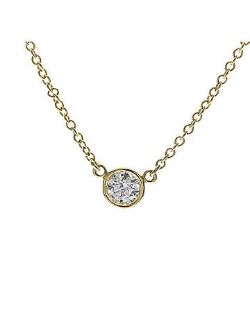 Tiffany & Co. Tiffany By The Yard Diamond Necklace Yellow Gold (18K) Diamond Women,Men Fashion Necklace (Gold) (view 1)