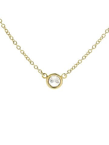Tiffany & Co. Tiffany By The Yard Diamond Necklace Yellow Gold (18K) Diamond Women,Men Fashion Necklace (Gold) (view 2)