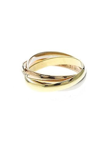 Cartier Cartier Trinity Ring Yellow Gold (18K),Pink Gold (18K),White Gold (18K) Fashion No Stone Band Ring Gold (view 2)