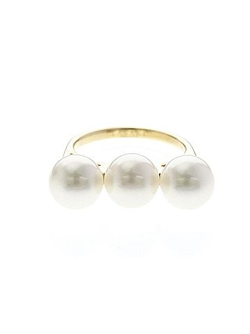 Tasaki Tasaki Balance Ella Pearl Ring Yellow Gold (18K) Fashion Pearl Band Ring Gold (view 1)