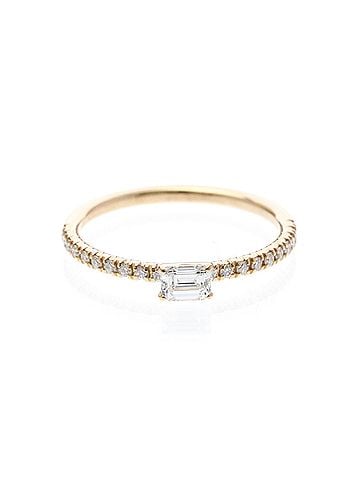 Cartier Cartier Etincelle Ring Pink Gold (18K) Fashion Diamond Band Ring Pink Gold (view 1)