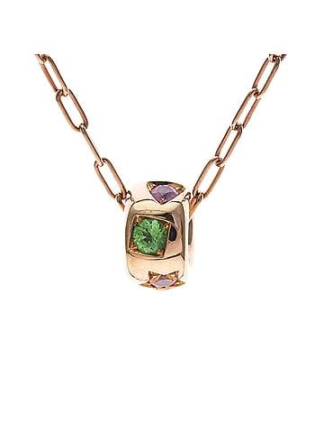 Pomellato Pomellato Iconica Color Pendant Pink Gold (18K) Sapphire,Tanzanite Men,Women Fashion Necklace (Pink Gold) (view 1)