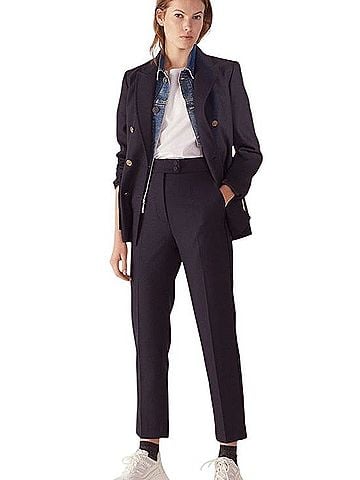 Sandro Tailored Tuxedo Pants Dress Pants (view 1)