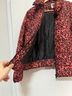 Noisy May Animal Print Red Black Jacket Size XS - photo 3