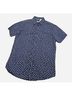 Monument 100% Cotton Print Blue Short Sleeve Button-Down Shirt Size M - photo 4