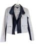 Theory 95% Cotton 5% Polyurethane 100% Lambskin 100% Polyester Black Tan Leather Jacket Size S - photo 1