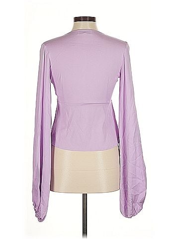 Adriana Iglesias Adriana Iglesias Long Sleeve Silk Top (view 2)