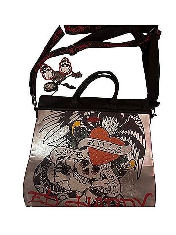 Ed Hardy Leather Tote (view 1)