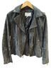 BCBGeneration 100% Calf Leather Gray Leather Jacket Size S - photo 1