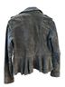 BCBGeneration 100% Calf Leather Gray Leather Jacket Size S - photo 2