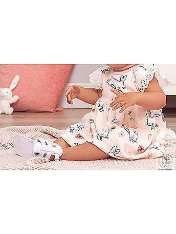 Tesa Babe Easter Parade Eyelet Flutter Sleeve Dress (view 2)