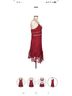 Lulus 100% Polyester 100% Polyester Red Cocktail Dress Size M - photo 3
