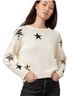 Rails Stars White Black Tan Pullover Sweater Size S - photo 1