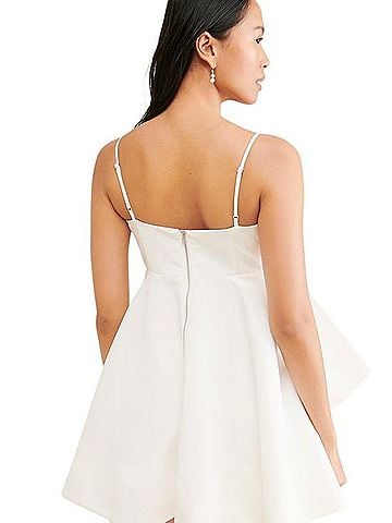 Bardot Spaghetti Strap Bow-Front Mini Dress Cocktail Dress (view 2)