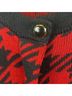 St. John Houndstooth Red Black Blazer Size 8 - photo 4