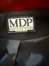 Mario De Pinto Color Block Black Red Coat Size 2X - photo 3