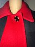 Mario De Pinto Color Block Black Red Coat Size 2X - photo 4
