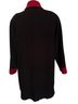 Mario De Pinto Color Block Black Red Coat Size 2X - photo 2