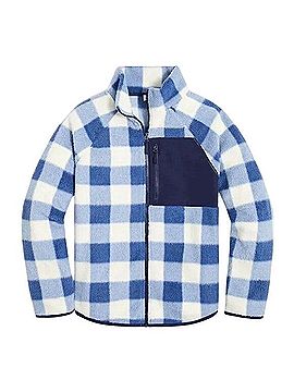 J.Crew Factory Store Woven sherpa zip-up Jacket (view 2)