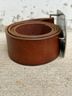 Gap 100% Leather Floral Brown Belt Size L - photo 5