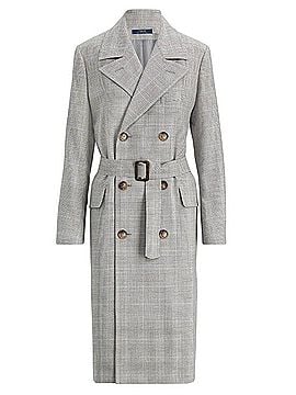 Polo by Ralph Lauren Glen Plaid Cotton Trenchcoat (view 2)