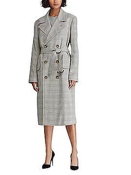 Polo by Ralph Lauren Glen Plaid Cotton Trenchcoat (view 1)