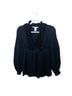 Diane von Furstenberg 100% Polyester Plaid Black Blouse Size 4 - photo 1