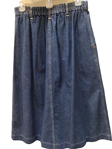 Gloria Vanderbilt Denim Skirt (view 2)