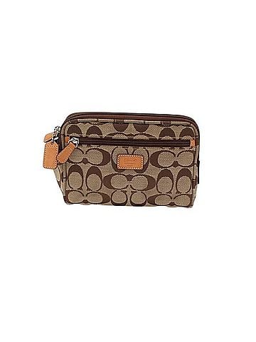 Coach Signature Jacquard Makeup Bag (view 1)