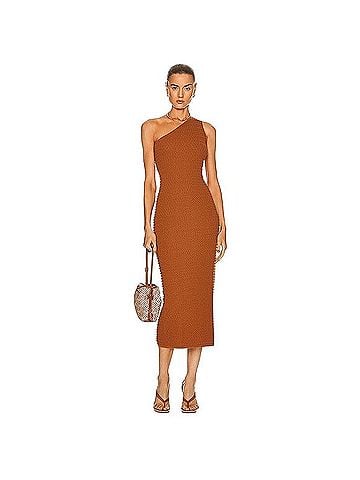 Helmut Lang Mini Spike Midi Dress Casual Dress (view 1)