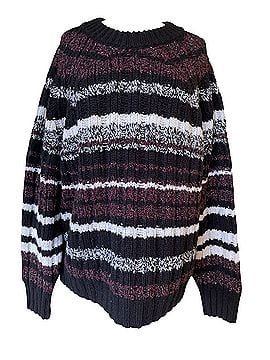 Zara Chunky Knit Pullover Sweater (view 1)