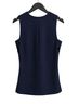 Topshop Black Blue Sleeveless Top Size 2 - photo 1