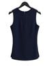 Topshop Black Blue Sleeveless Top Size 2 - photo 2