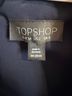 Topshop Black Blue Sleeveless Top Size 2 - photo 3