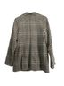 Soft Surroundings Plaid Gray Tan Blazer Size S - photo 2