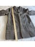 Soft Surroundings Plaid Gray Tan Blazer Size S - photo 6